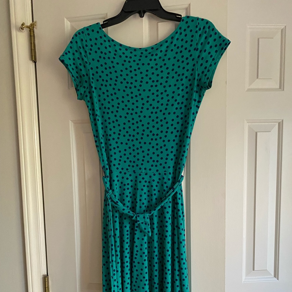 Leota midi length jersey dress